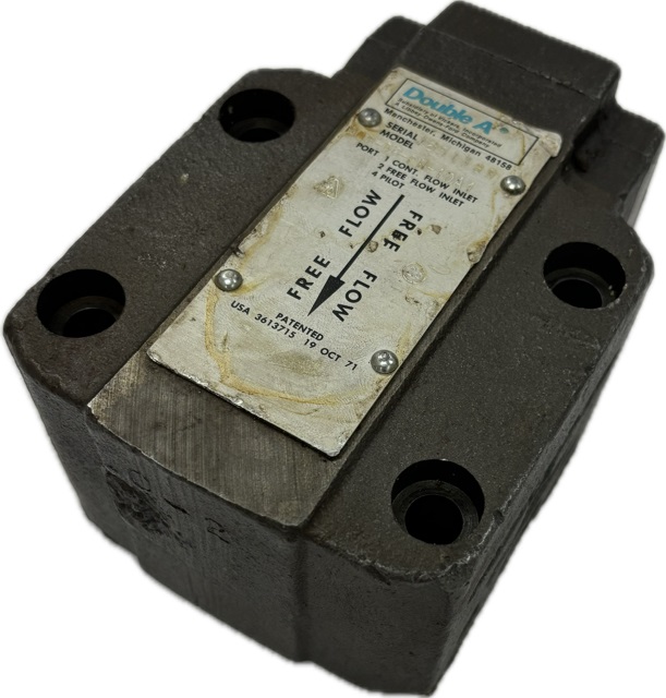 Original Inventory Item AQP-06-PB-10A1 Pilot operated check valve