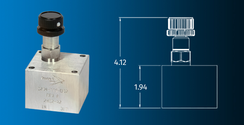 QXA-005 Flow Control, Pressure Compensated Valve by Double A Hydraulics