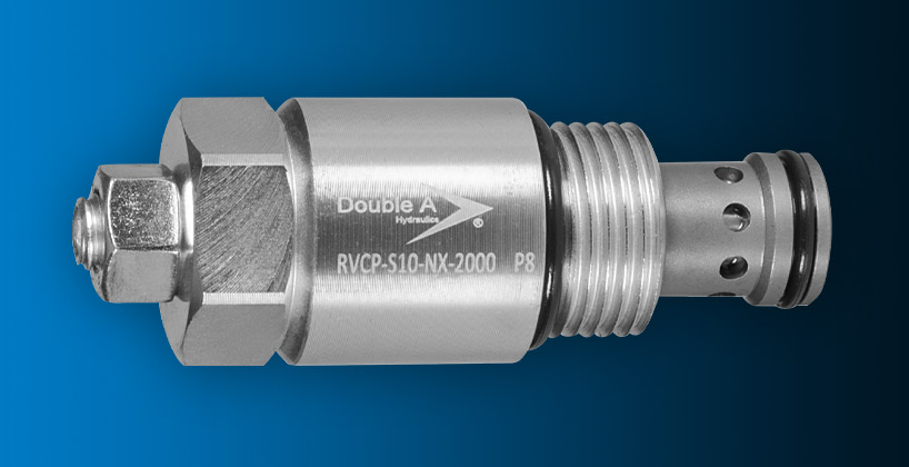 Relief Valve Cartridge Series RVCP by Double A Hydraulics